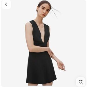 Aritzia Black Sleeveless Dress